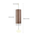 Chimes Natural Bamboo Wind Chime Meditation Chord Windbell for Outdoor Garden Patio Home Decoration Meditation Relaxation 5
