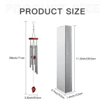 Personalized Wind Chimes, Customized Chimes for Indoor Outdoor Patio Porch Garden Decor Gift for Women Men Loved One 4