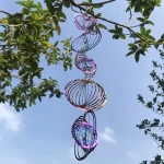 3D Rotating Wind Chimes Tree Of Life Wind Spinner Bell For Home Decor Aesthetic Garden Hanging Decoration Outdoor Windchimes Set 1