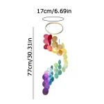 Natural Shell Wind Chimes Creative Dream Catcher Craft Outdoor Yard Welcome Guest Decoration Bedroom Living Room Hanging Pendant 6