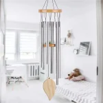 Good Luck Wind Chimes, 6 Tubes Bell Pendant For Home Decorations, Clear And Elegant Sound, Suitable For Indoor And Outdoor Use 1