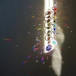 1pc 3D Gazing Ball Spiral Hanging Decoration Rainbow Maker Hanger Suncatcher Wind Chime Hanging Decoration 2