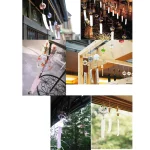 1Pc Wind Bell Japan Chimes Handmade Glass Furin Home Office Decors 2