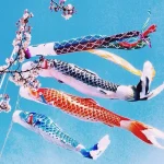 40/70/100cm Japanese Carp Spray Windsock Streamer Fish Flag Wind Chimes Hanging Decorations Yard Colorful Koinobori Kite 3