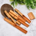 Bamboo Wind Chimes 72cm Windbell Chimes Craft For Outdoor Garden Patio Home Decoration Zen Meditation Vintage Chord Blacony Yard 4