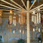 Bamboo wind chimes Wooden wind chimes Bamboo and coconut wind chimes Wind chimes Wind chimes Wind bells 5