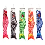 40/70/100cm Japanese Carp Spray Windsock Streamer Fish Flag Wind Chimes Hanging Decorations Yard Colorful Koinobori Kite 5