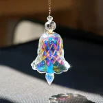 Rainbow Crystal Wind Chime Window Hanging Bell Glass Pendant Sun Catcher Christmas Decoration Home Decoration Garden Decoration 1