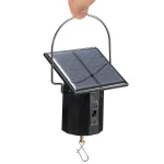Wind Spinner Solar Motor with Hook Solar Powered Wind Chime Ornament Rotating Outdoor Decor Wind Spinner Solar Motor 1