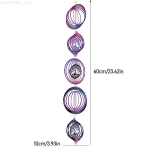 3D Rotating Wind Chimes Tree Of Life Wind Spinner Bell For Home Decor Aesthetic Garden Hanging Decoration Outdoor Windchimes Set 6