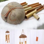 Bamboo Wind Chimes 72cm Windbell Chimes Craft For Outdoor Garden Patio Home Decoration Zen Meditation Vintage Chord Blacony Yard 2