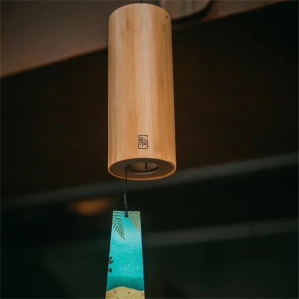 Bamboo Wind Chimes Set Outdoor Garden Decoration Yard Pendant Meditation Relaxation Chord Windbell Craft Music Aeolian Bells 1