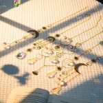 Crystal Suncatcher Moon Star Rainbow Sun Catcher Wind Chime Pendant Sun Catcher Pendants Outdoor Garden Yard Hanging Decor 4