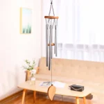Good Luck Wind Chimes, 6 Tubes Bell Pendant For Home Decorations, Clear And Elegant Sound, Suitable For Indoor And Outdoor Use 3