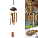 Bamboo wind chimes Wooden wind chimes Bamboo and coconut wind chimes Wind chimes Wind chimes Wind bells 2