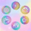 Wind Spinner 3D Whirligigs Rainbow Mandala Hanging Wind Chimes Sun Catcher Illusion Magical Garden Yard Decor Bird Deterrent 1