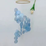 Natural Shell Wind Chimes Creative Dream Catcher Craft Outdoor Yard Welcome Guest Decoration Bedroom Living Room Hanging Pendant 2