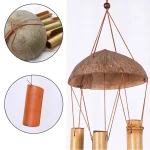 Bamboo wind chimes Wooden wind chimes Bamboo and coconut wind chimes Wind chimes Wind chimes Wind bells 3