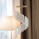 Natural Shell Wind Chimes Creative Dream Catcher Craft Outdoor Yard Welcome Guest Decoration Bedroom Living Room Hanging Pendant 3