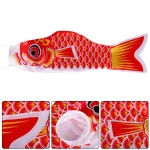 40/70/100cm Japanese Carp Spray Windsock Streamer Fish Flag Wind Chimes Hanging Decorations Yard Colorful Koinobori Kite 4