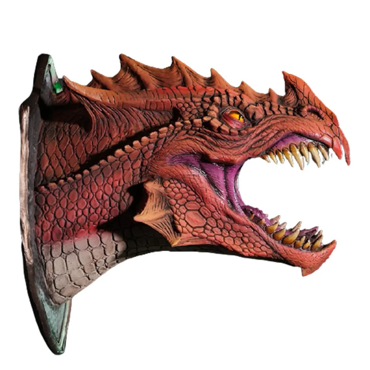 Hot Sale Wall Mounted Dinosaur Head Ornament Personalized Latex Furnishings for Home Living Room Bedroom Decoration Wind Chimes 3