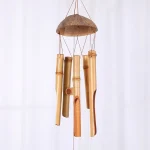 Bamboo Wind Chimes 72cm Windbell Chimes Craft For Outdoor Garden Patio Home Decoration Zen Meditation Vintage Chord Blacony Yard 1