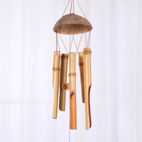 Bamboo Wind Chimes 72cm Windbell Chimes Craft For Outdoor Garden Patio Home Decoration Zen Meditation Vintage Chord Blacony Yard 1