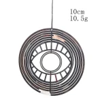 Turkish Devil Eye Wind Spinner Catcher Sublimation 3D Mirror Reflection Rotating Windchime Feng Shui Amulet Hanging Garden Decor 6