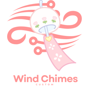 custom wind chimes logo