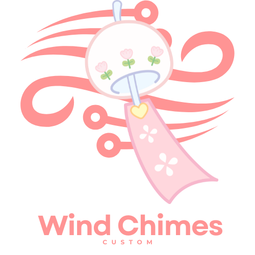 custom wind chimes logo