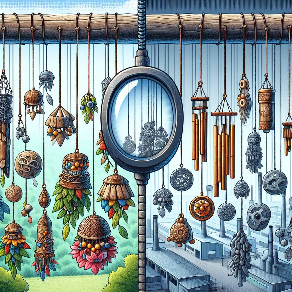 Handcrafted vs. Mass-Produced Wind Chimes